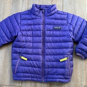 Patagonia 5T Purple Micro Puffer Coat